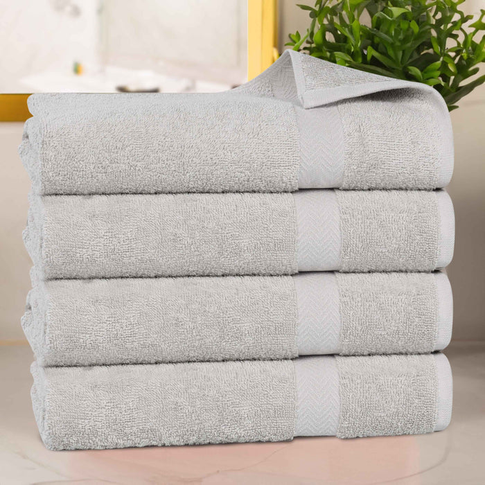 Franklin Cotton Eco Friendly 4 Piece Bath Towel Set