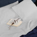 Organic Cotton 300 Thread Count Percale Deep Pocket Fitted Bed Sheet - Silver
