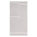 Franklin Cotton Eco Friendly 4 Piece Bath Towel Set - Silver