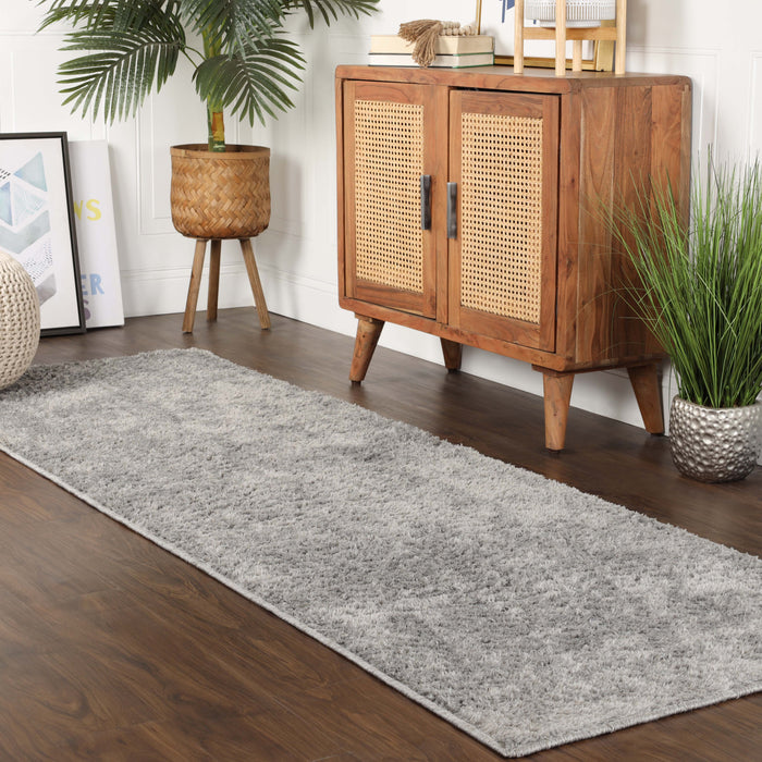 California Shag Non-Slip Solid Plush Indoor Area Rug or Runner Rug