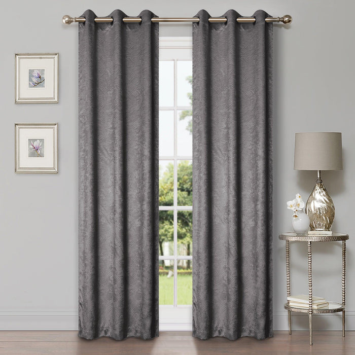 Waverly Modern Washable Room Darkening Blackout Curtain Panel Set