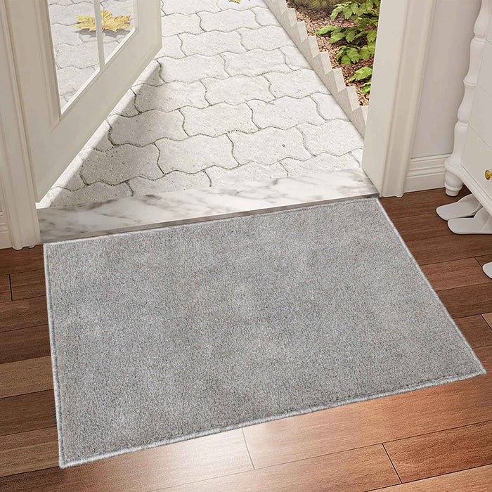 California Shag Non-Slip Solid Plush Indoor Area Rug or Runner Rug