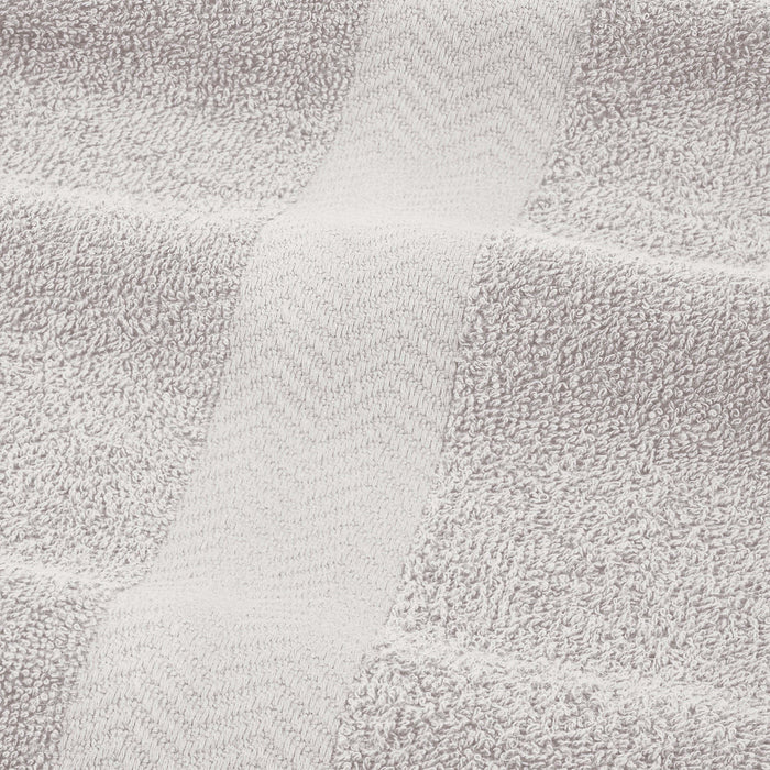 Franklin Cotton Eco Friendly 8 Piece Hand Towel Set - Silver
