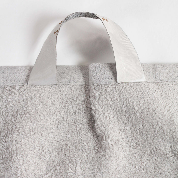 Franklin Cotton Eco Friendly 4 Piece Bath Towel Set - Silver