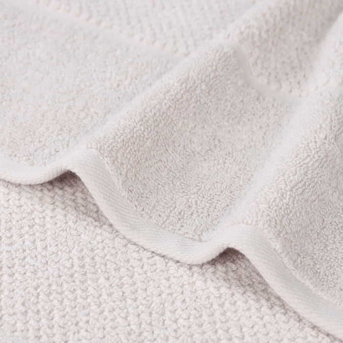 Mile Smart Twist Cotton Solid Broad Border 3 Piece Towel Set