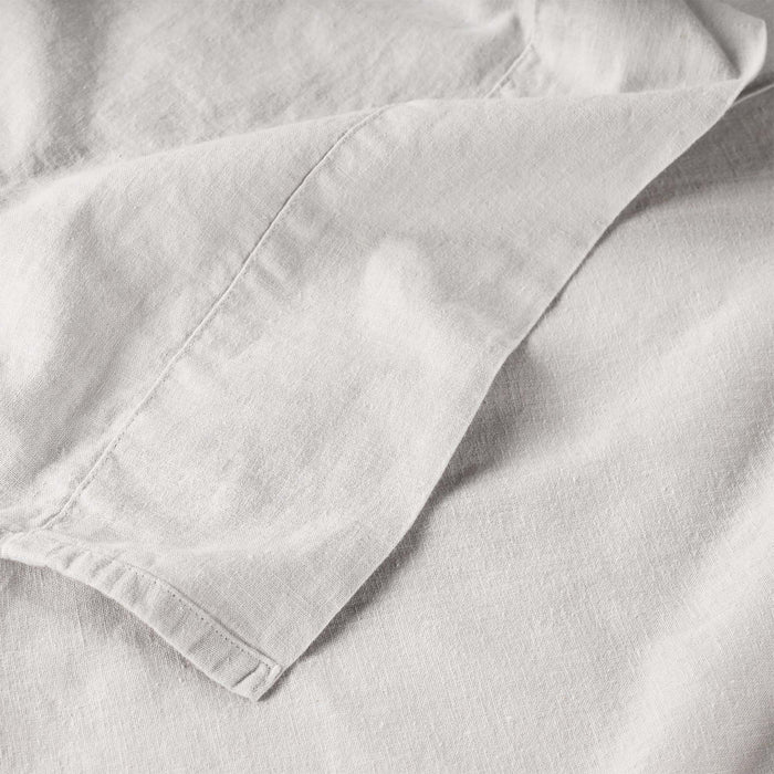 Cotton Linen Blend Deep Pocket 4-Piece Bed Sheet Set