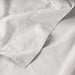 Cotton Linen Blend Deep Pocket 4-Piece Bed Sheet Set - Silver