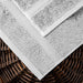 Egyptian Cotton Pile Plush Heavyweight Absorbent 3 Piece Towel Set - Silver