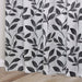 Leaves Grommet Room Darkening Blackout Curtains, Set of 2 - Silver-Black