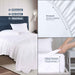 Gina Organic Cotton 300 Thread Count Percale Deep Pocket Bed Sheet Set - Silver