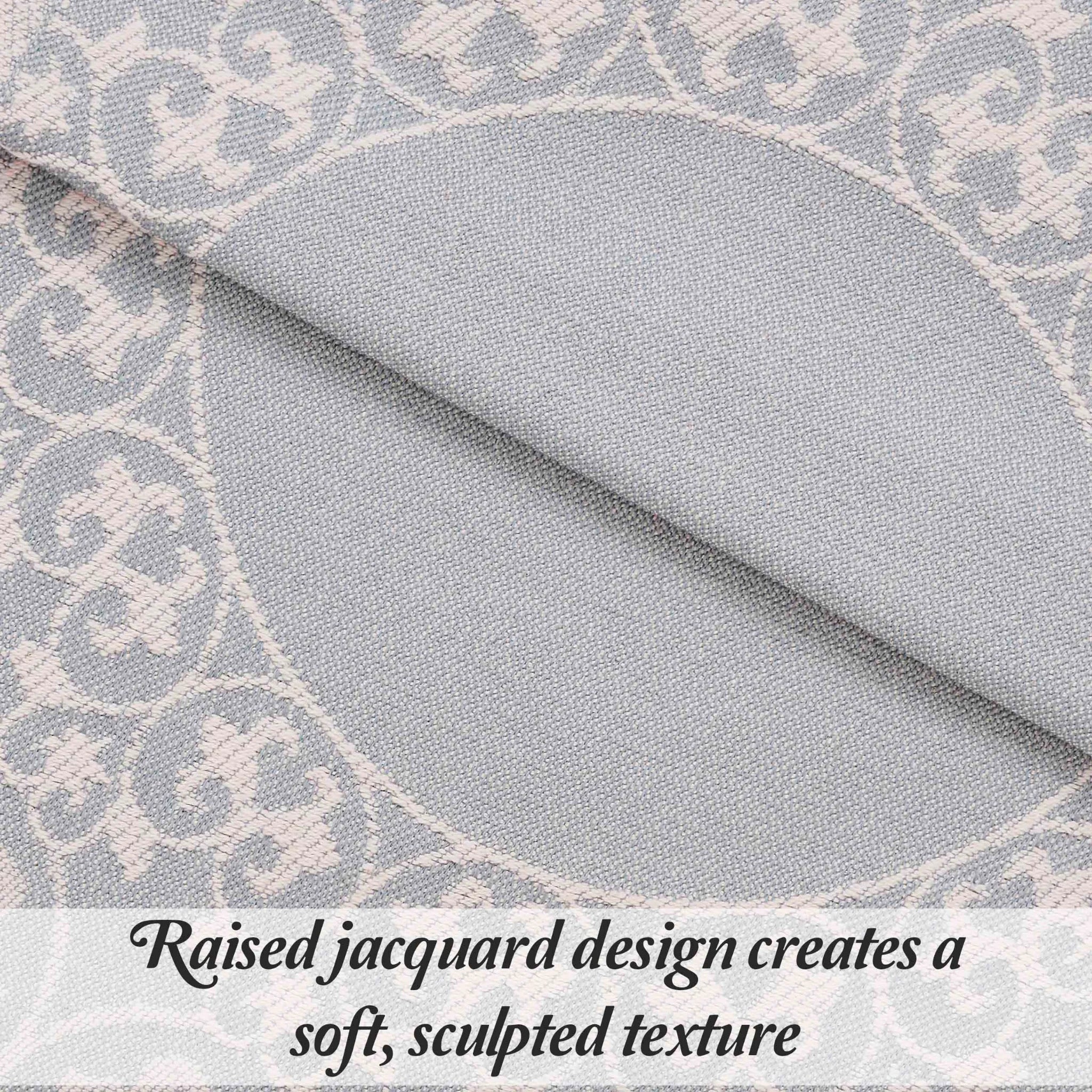 Boho Mandala Cotton Blend Woven Jacquard Bedspread Set