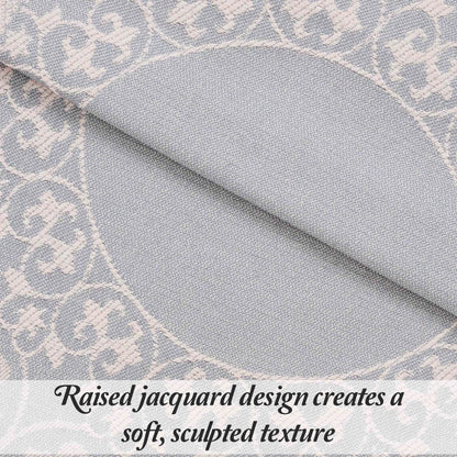 Boho Mandala Cotton Blend Woven Jacquard Bedspread Set