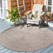Reversible Braided Area Rug Two Tone Indoor Outdoor Rugs - Slate/White