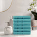 Smart Dry Zero Twist Cotton 6 Piece Hand Towel Set - Turquoise