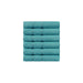Smart Dry Zero Twist Cotton 4 Piece Bath Towel Set - Turquoise