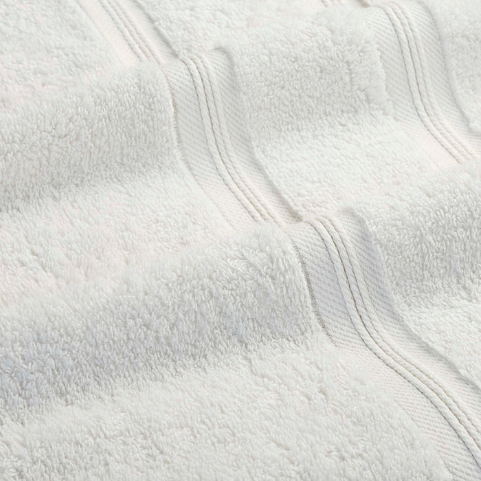 Smart Dry Zero Twist Cotton 6-Piece Assorted Towel Set - Ivory