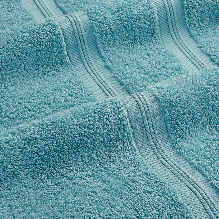 Smart Dry Zero Twist Cotton 6 Piece Hand Towel Set - Turquoise