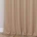 Solid Machine Washable Room Darkening Blackout Curtains, Set of 2 - SmokedAsh