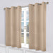 Solid Machine Washable Room Darkening Blackout Curtains, Set of 2 - SmokeyAsh