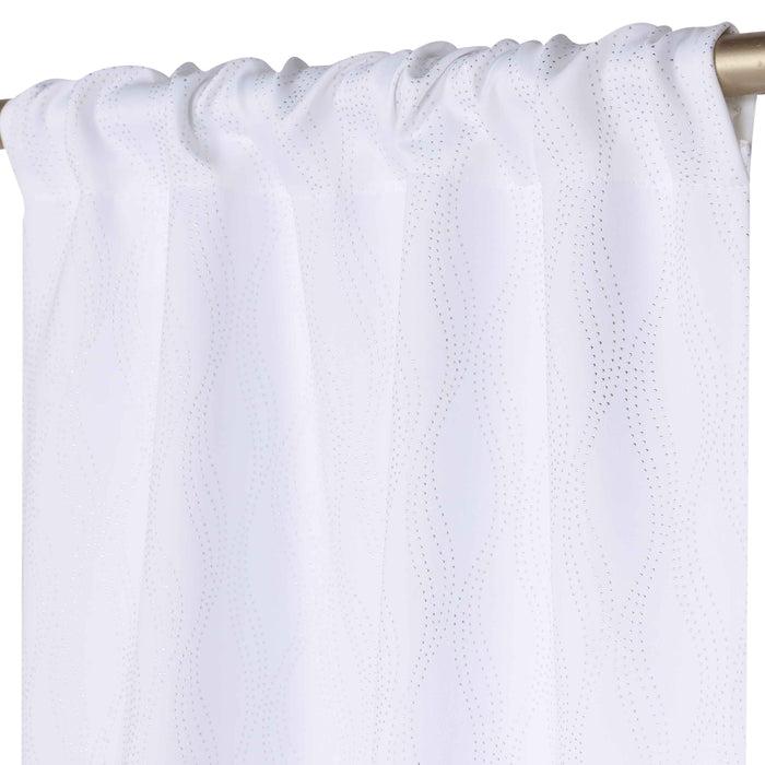 Zuri Textured Washable Room Darkening Blackout Curtain Panel Set