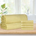 Soho Ribbed Textured Cotton Ultra-Absorbent Hand Towel and Bath Sheet Set - Gunmental
