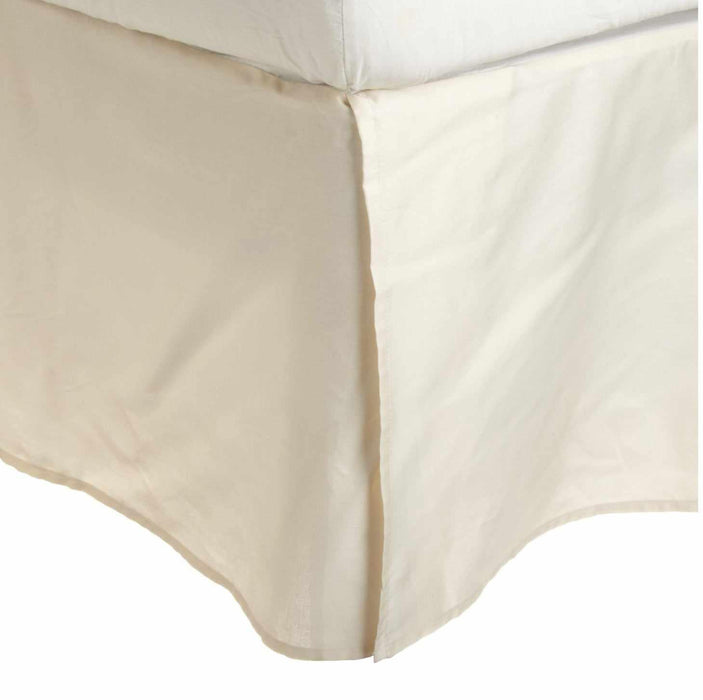 Cotton 15 Inch Drop Solid Bed Skirt