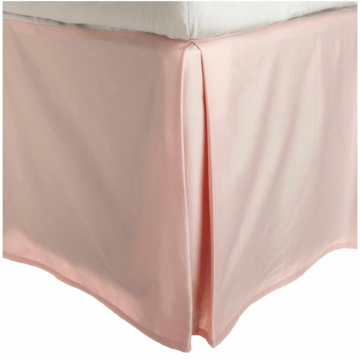 Cotton 15 Inch Drop Solid Bed Skirt