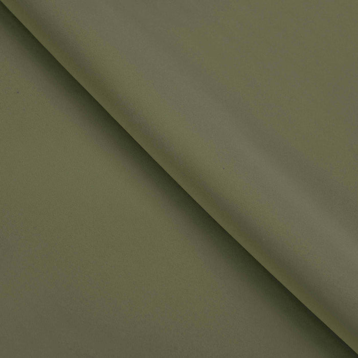 Solid Classic Modern Rod Pocket Blackout Curtain Set - Olive Green