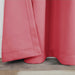 Solid Classic Modern Rod Pocket Blackout Curtain Set - Pink