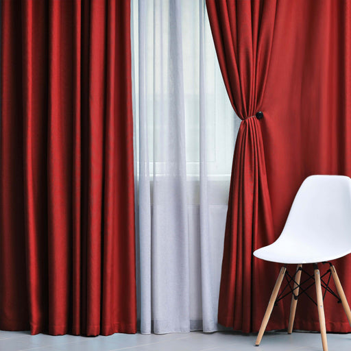 Solid Classic Modern Grommet Blackout Curtain Set - Sangaria