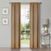 Solid Classic Modern Rod Pocket Blackout Curtain Set - Smoked Ash