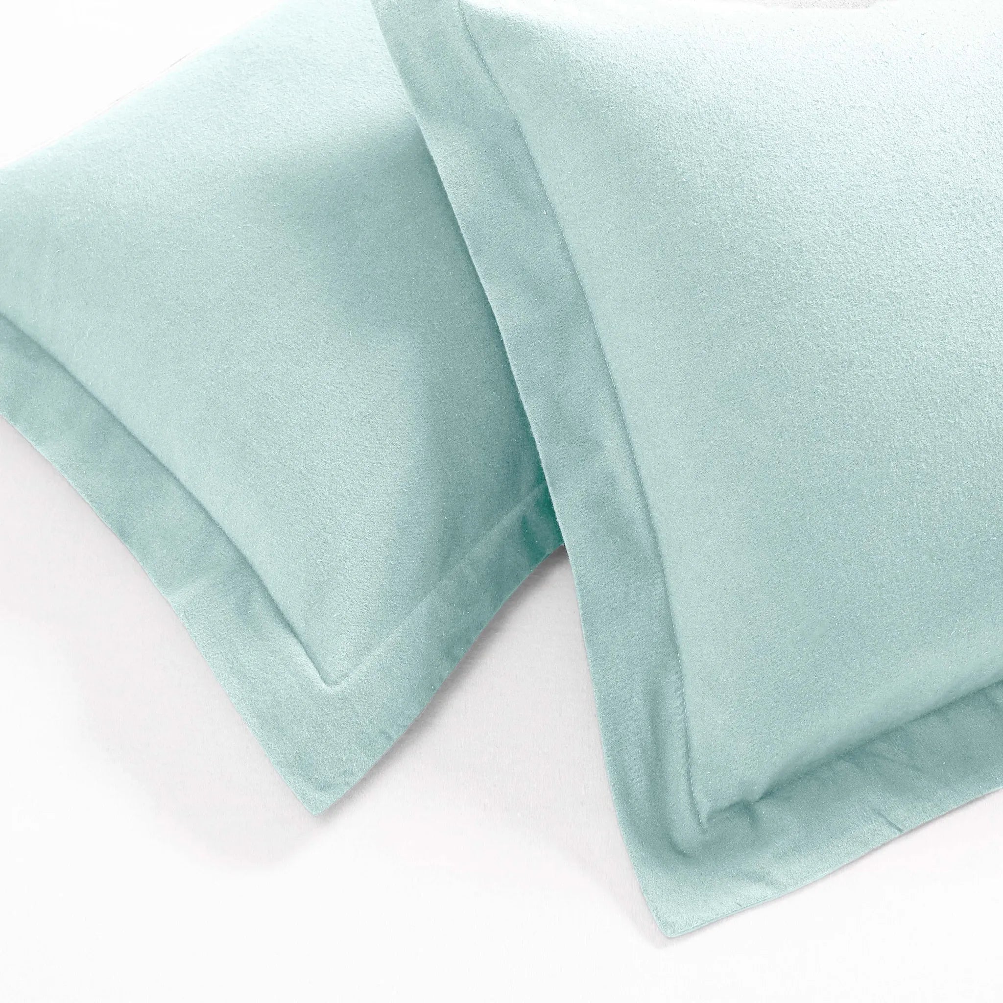 Solid Cotton Flannel Duvet Cover Set - Blue Nile Mills