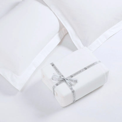 Solid Cotton Flannel Duvet Cover Set - Blue Nile Mills