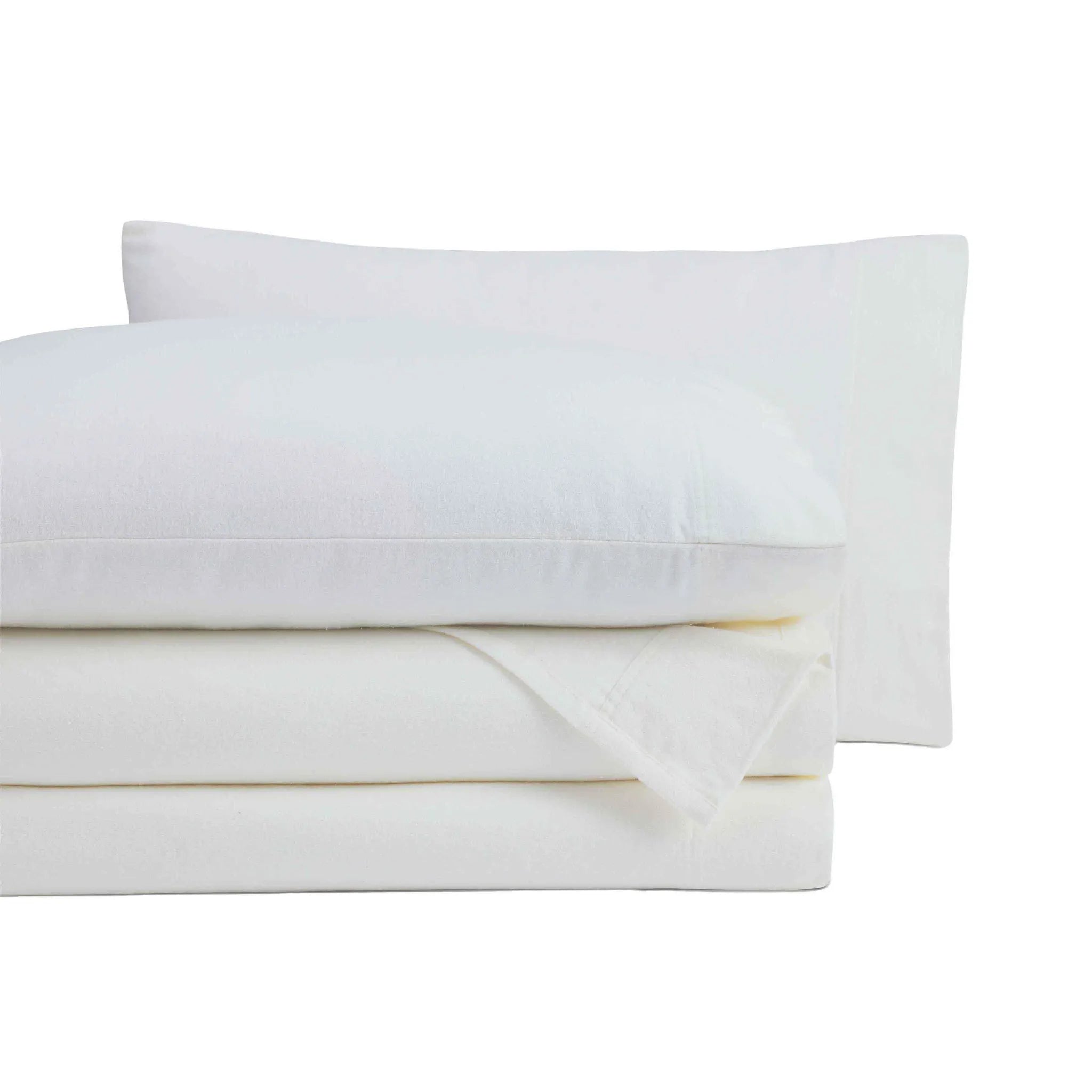Flannel Cotton Modern Solid Deep Pocket Bed Sheet Set
