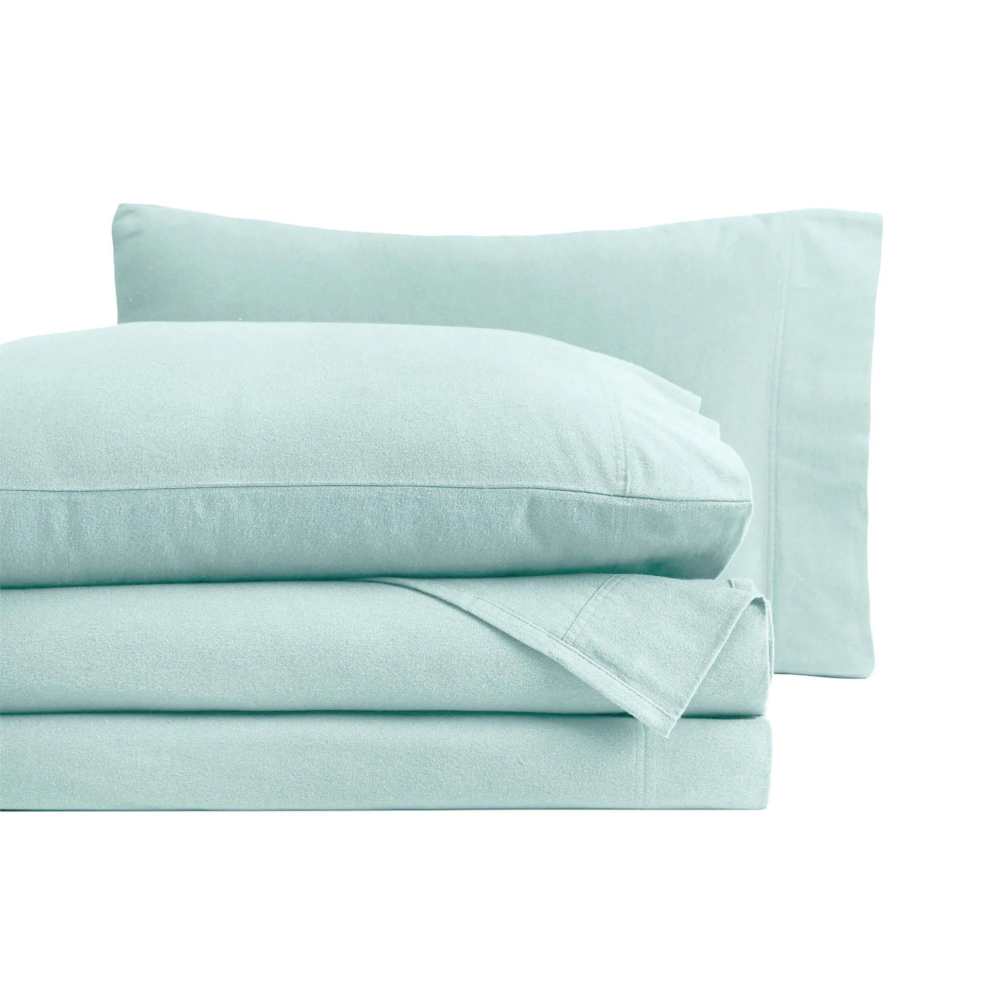 Flannel Cotton Modern Solid Deep Pocket Bed Sheet Set