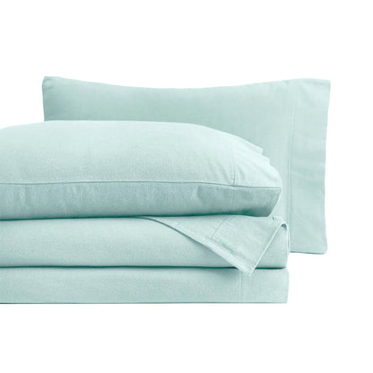 Flannel Cotton Modern Solid Deep Pocket Bed Sheet Set