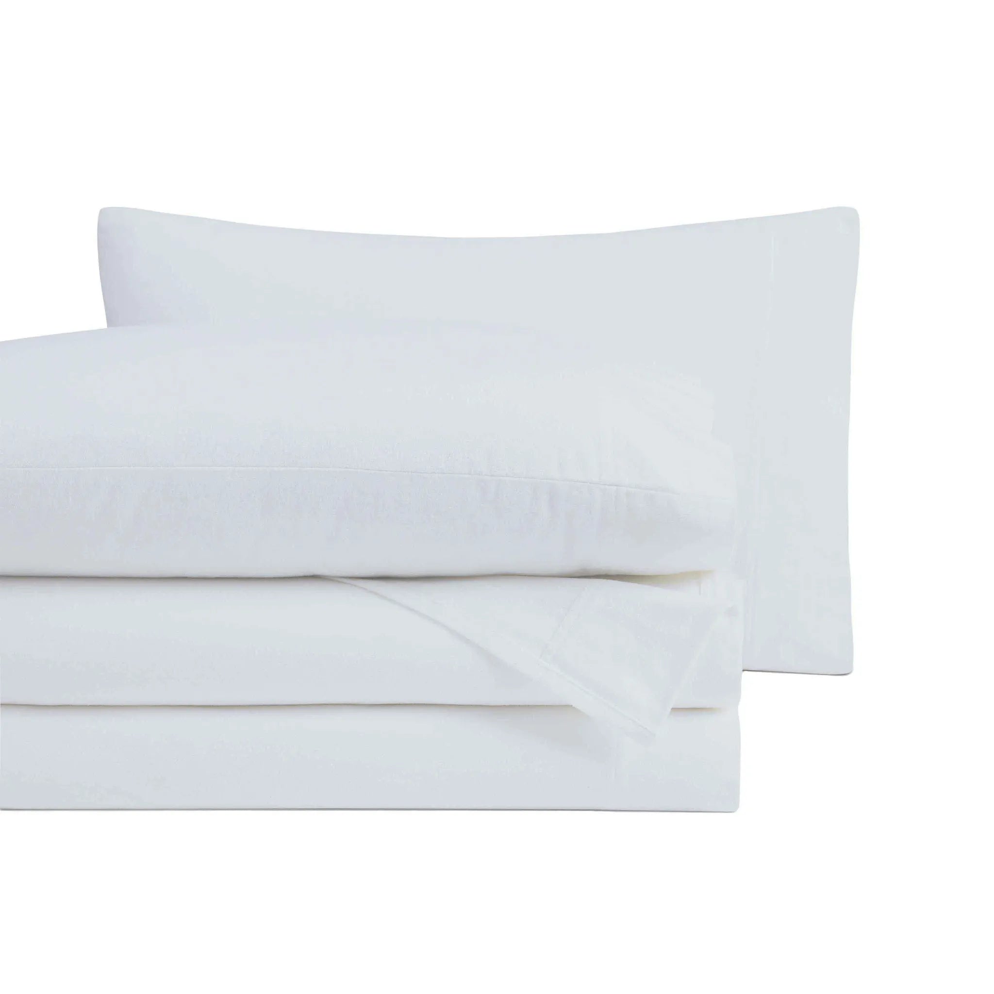 Flannel Cotton Modern Solid Deep Pocket Bed Sheet Set