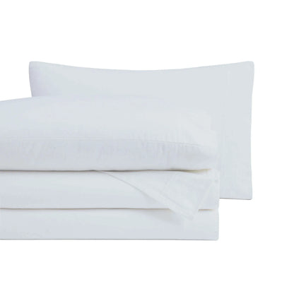 Flannel Cotton Modern Solid Deep Pocket Bed Sheet Set