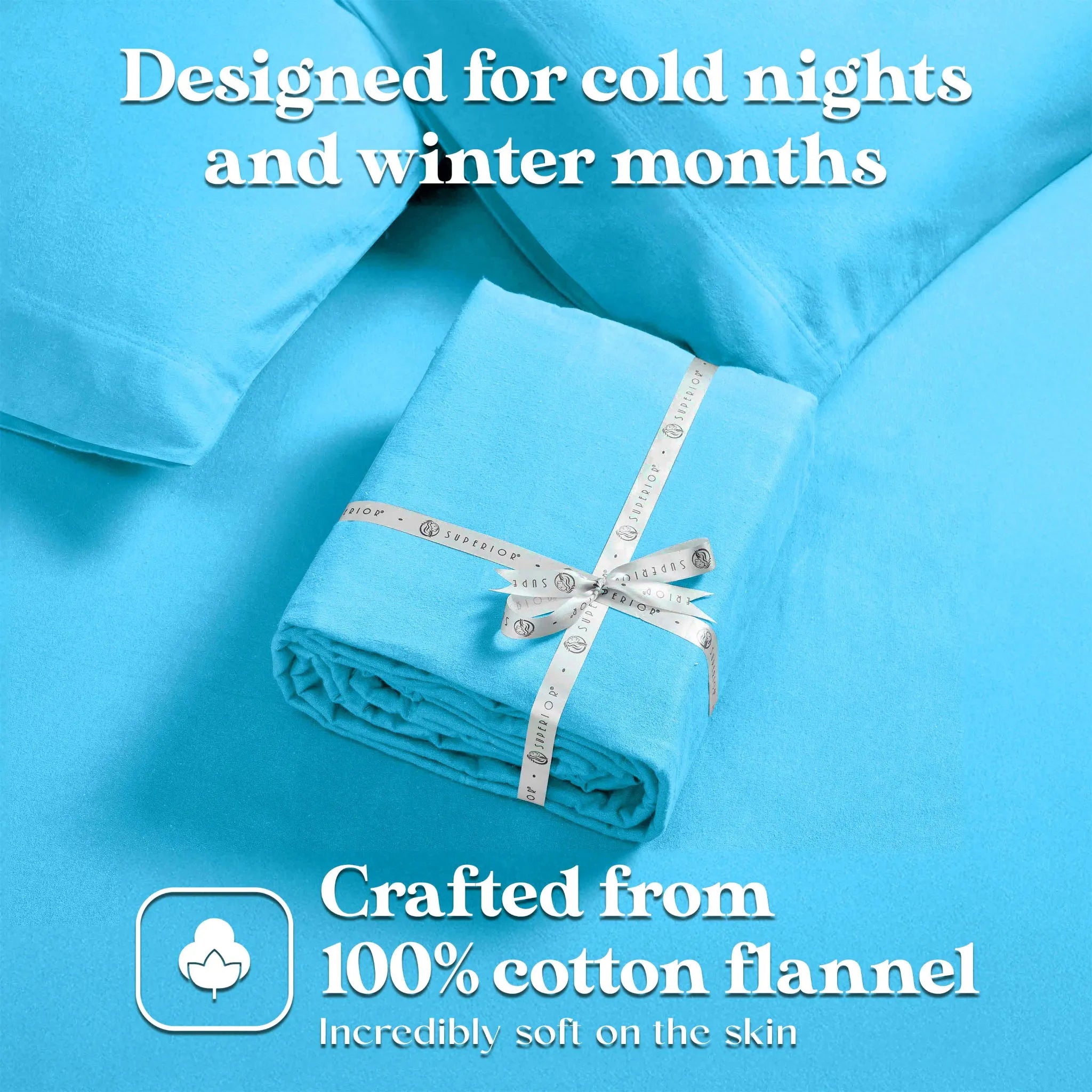Flannel Cotton Modern Solid Deep Pocket Bed Sheet Set