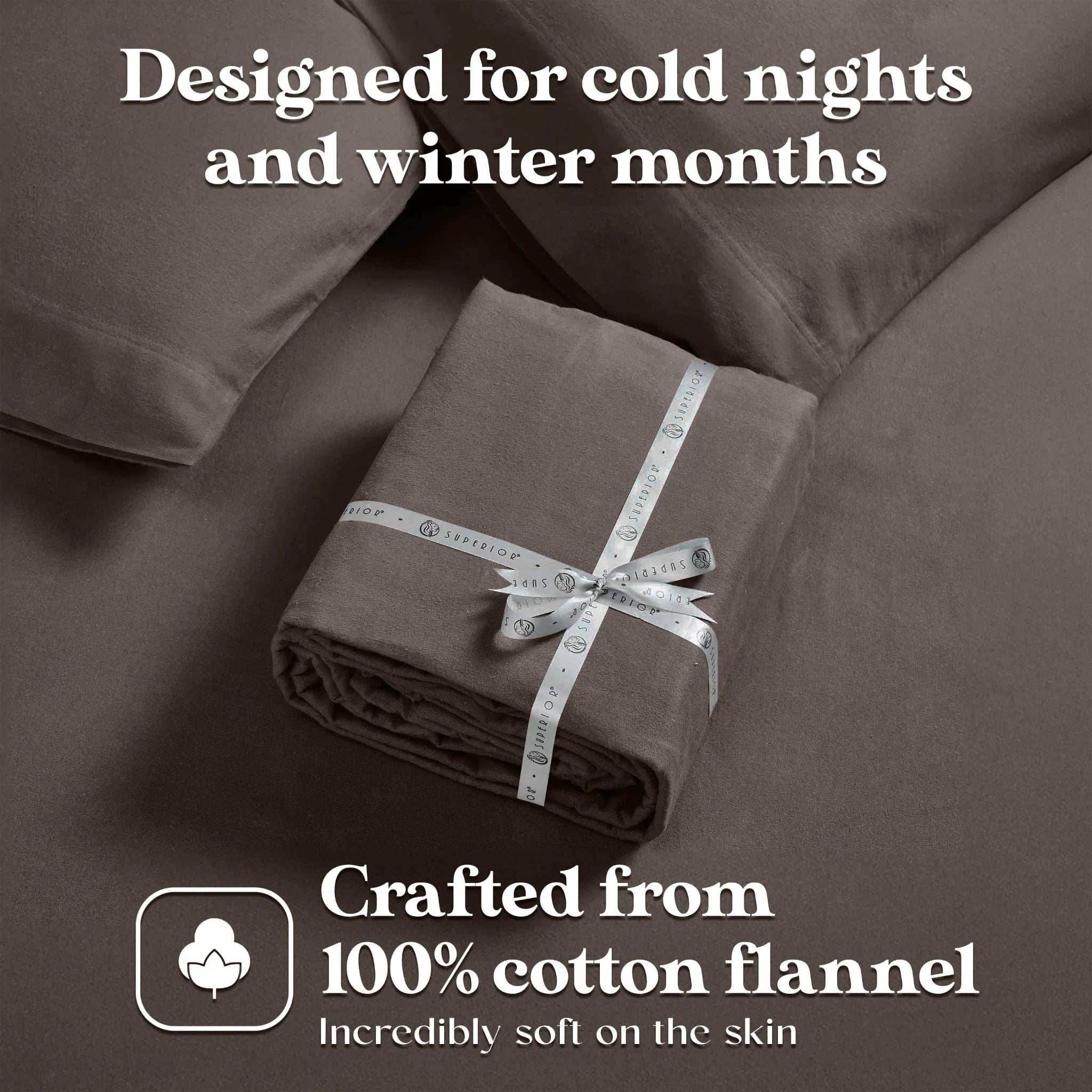 Flannel Cotton Modern Solid Deep Pocket Bed Sheet Set
