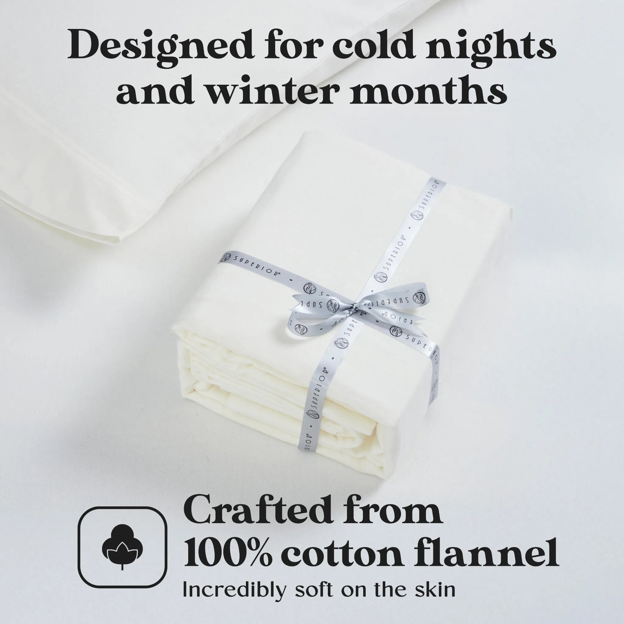 Flannel Cotton Modern Solid Deep Pocket Bed Sheet Set