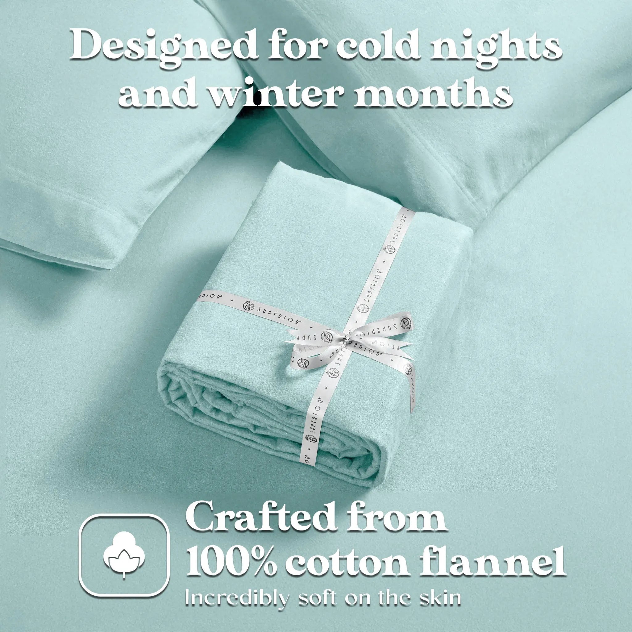 Flannel Cotton Modern Solid Deep Pocket Bed Sheet Set