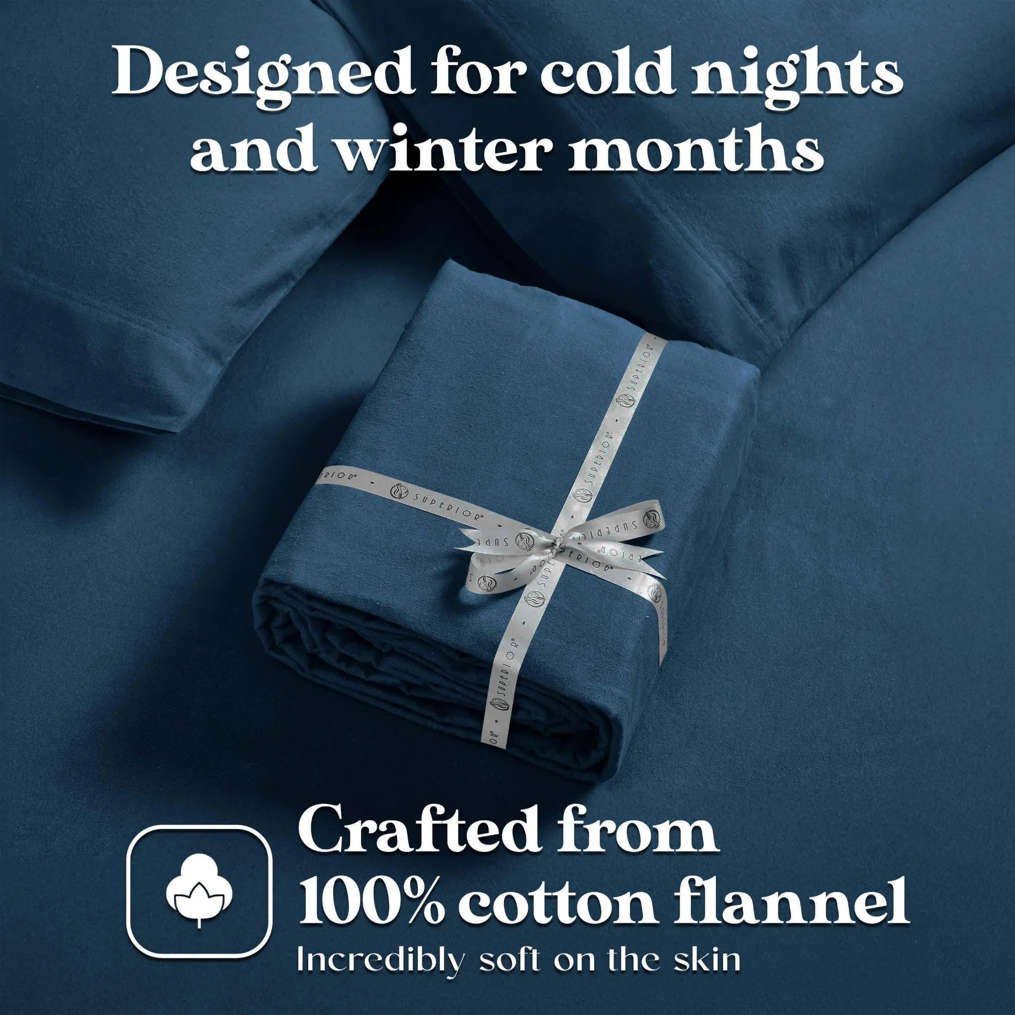 Flannel Cotton Modern Solid Deep Pocket Bed Sheet Set