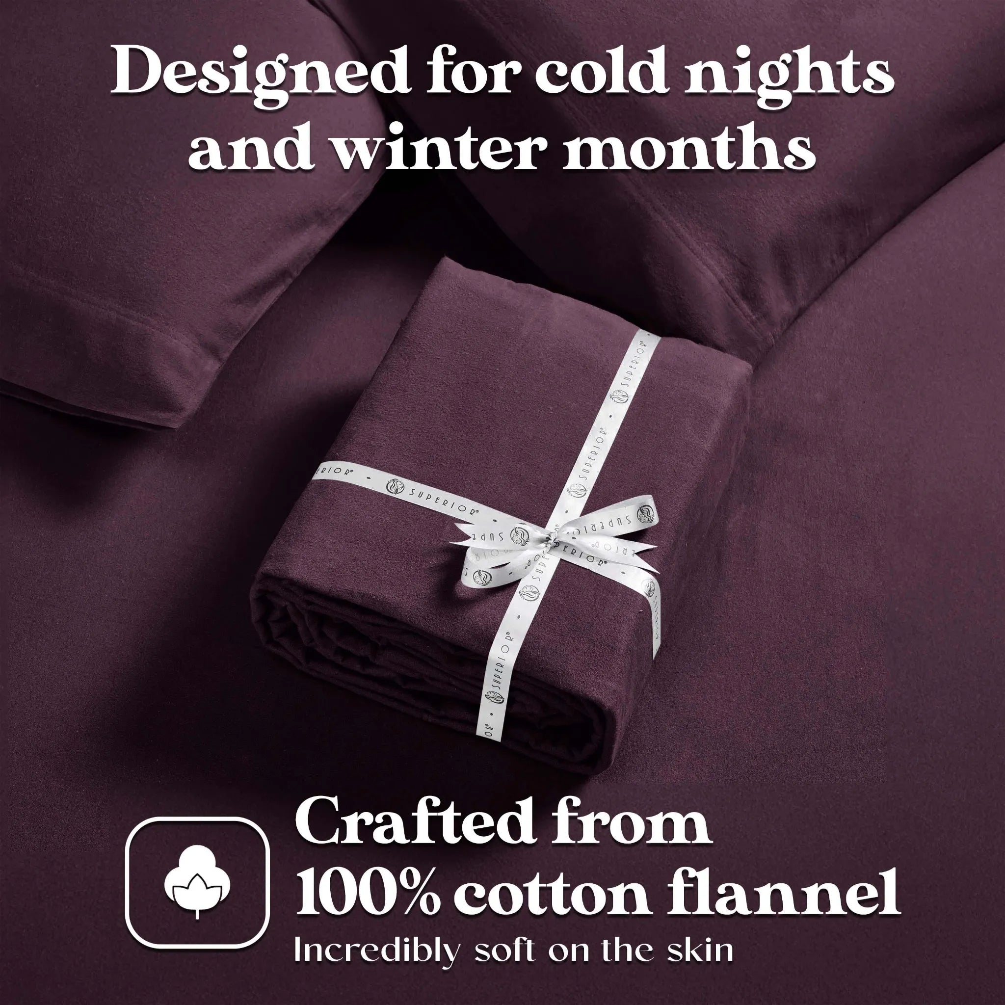 Flannel Cotton Modern Solid Deep Pocket Bed Sheet Set