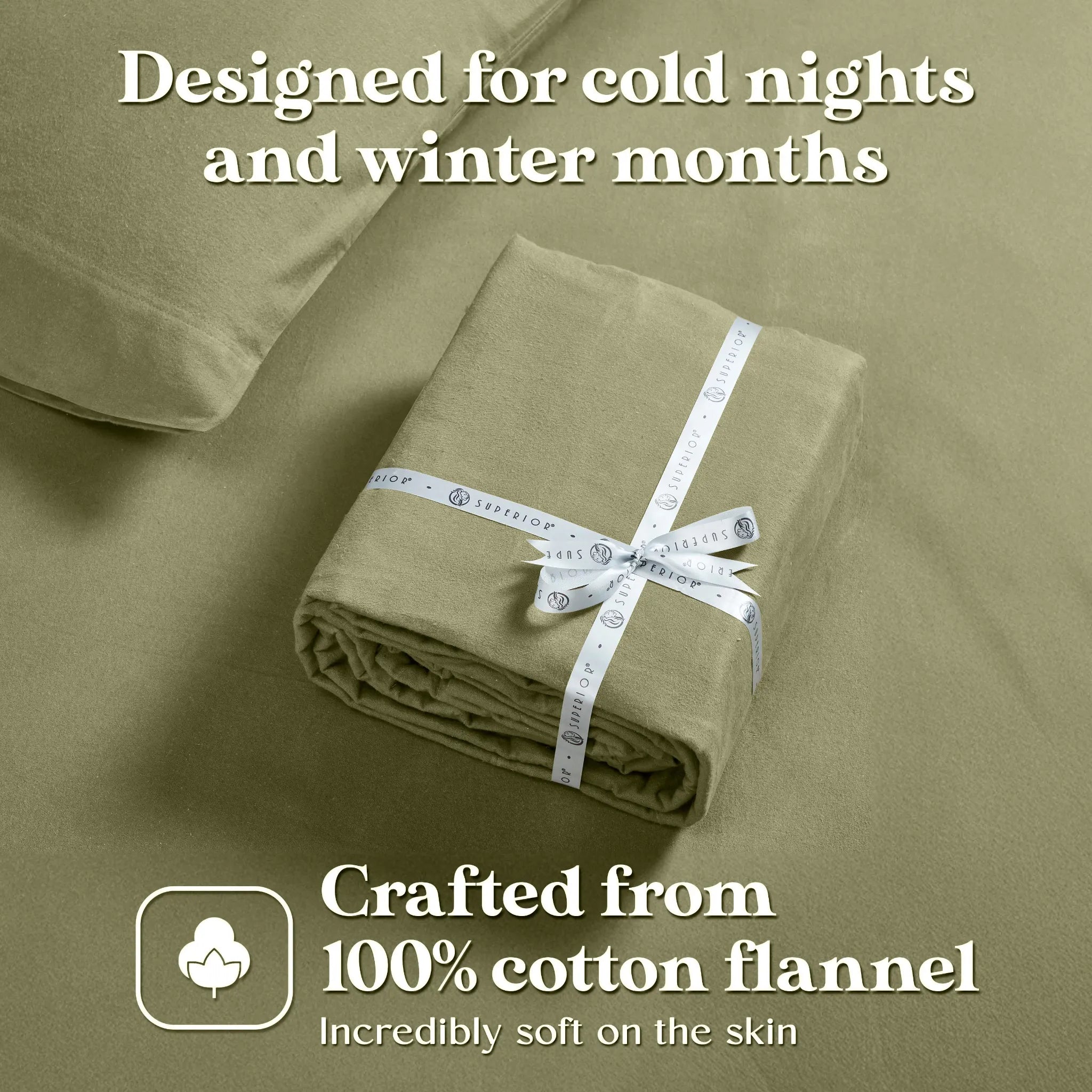 Flannel Cotton Modern Solid Deep Pocket Bed Sheet Set