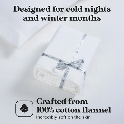 Flannel Cotton Modern Solid Deep Pocket Bed Sheet Set