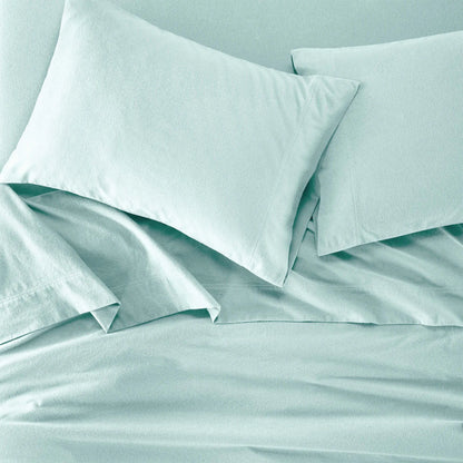 Flannel Cotton Modern Solid Deep Pocket Bed Sheet Set