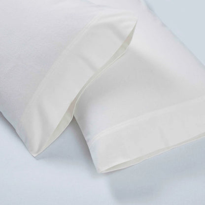 Solid Flannel Cotton Pillowcases, Set of 2