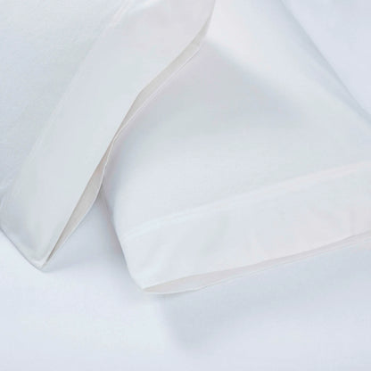 Solid Flannel Cotton Pillowcases, Set of 2
