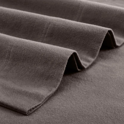 Flannel Cotton Modern Solid Deep Pocket Bed Sheet Set